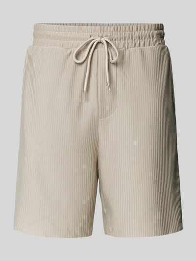 Only & Sons Regular fit sweatshorts met fijnrib, model 'DRUM LIFE' Zand - 2