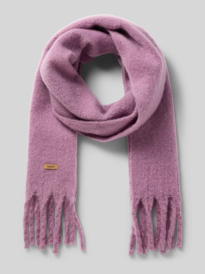 Barts Schal mit Fransen Modell 'Fyone' Mauve 1