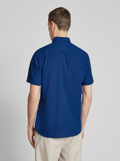 Tommy Hilfiger Regular fit zakelijk overhemd met kentkraag Marineblauw - 5