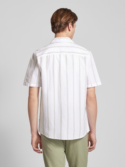 Only & Sons Regular fit vrijetijdsoverhemd met reverskraag, model 'CASEY' Offwhite - 5