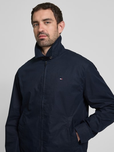 Tommy Hilfiger Regular Fit Blouson aus reiner Baumwolle Marine 3