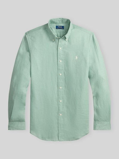 Polo Ralph Lauren Relaxed Fit Freizeithemd aus reinem Leinen Mint 2