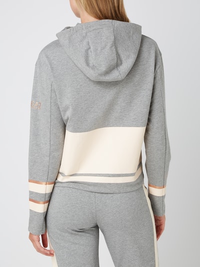 EA7 Emporio Armani Hoodie mit Logo-Prints Mittelgrau 5