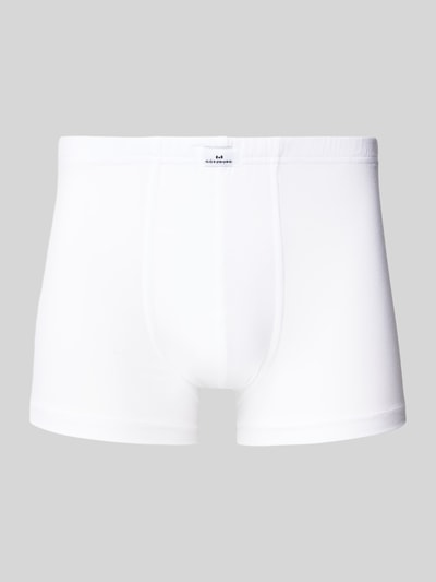 Götzburg Wäsche Boxershorts mit Label-Detail Weiss 1