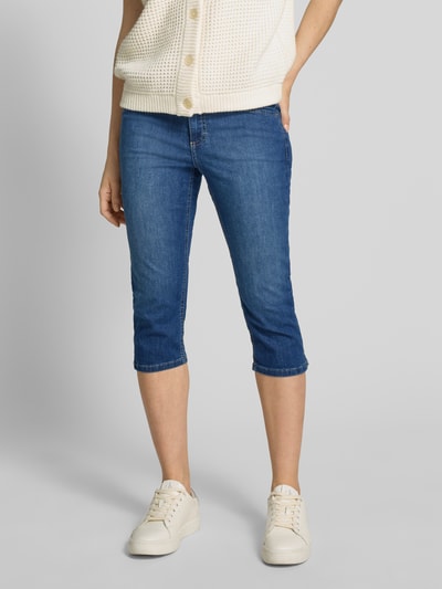 Angels Capri-jeans van denim met omslag, model 'Ana' Blauw - 4