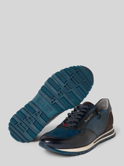 bugatti Sneaker aus Leder mit Reißverschluss Modell 'Philip' Marine 4