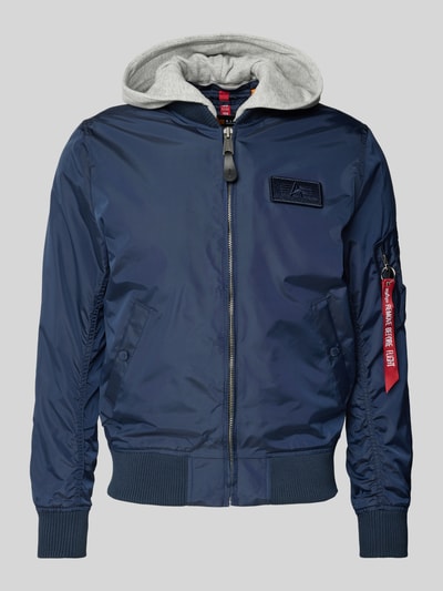 Alpha Industries Jacke mit Label-Patch Dunkelblau 2