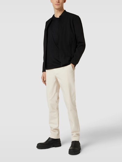 Casual Friday Broek met labeldetail, model 'Philip 2.0' Offwhite - 1