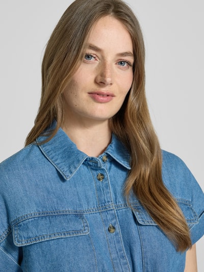 Vero Moda Getailleerde jeansjurk van puur katoen, model 'NOTUS' Jeansblauw - 3