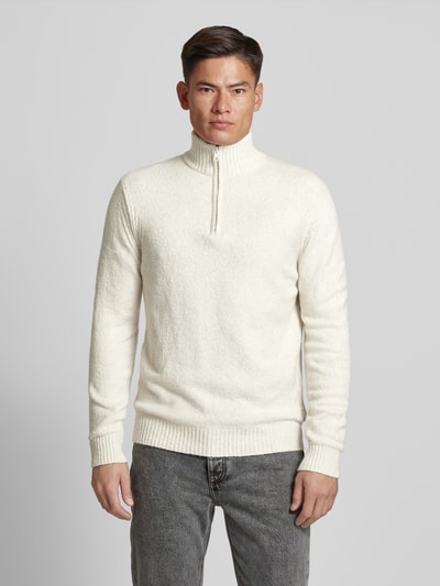 Cinque Gebreide pullover met schipperskraag, model 'CILUCA' Offwhite - 4