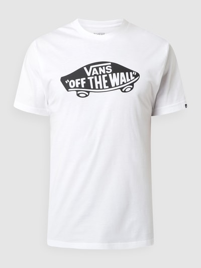 Vans T-shirt o kroju classic fit z nadrukiem z logo  Biały 2