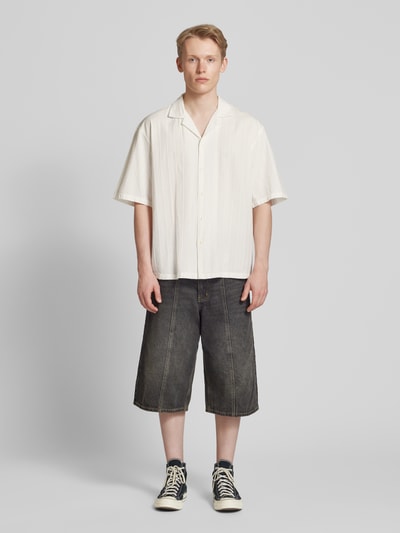 REVIEW Regular fit vrijetijdsoverhemd met reverskraag Offwhite - 1