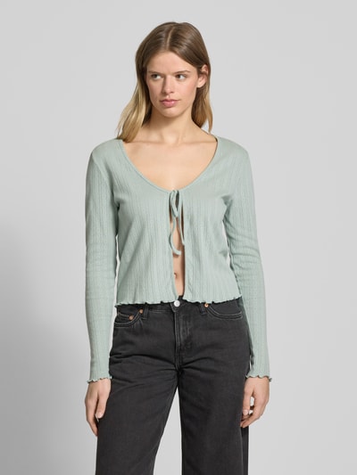 Only Regular Fit Cardigan aus reiner Baumwolle Modell 'CARLOTTA' Mint 4