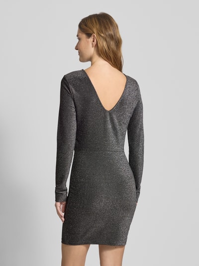 ONLY Tailliertes Cocktailkleid in Wickel-Optik Modell 'RICH' Silber 5