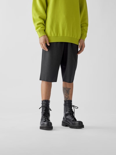 Maison Margiela Shorts mit Gürtel Schwarz 4