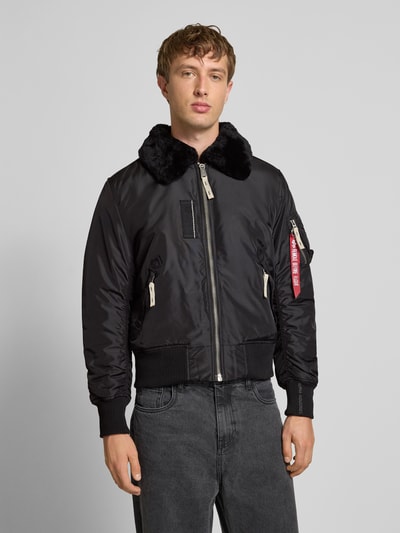 Alpha Industries Jacke mit Reißverschluss Modell 'INJECTOR' Anthrazit 4