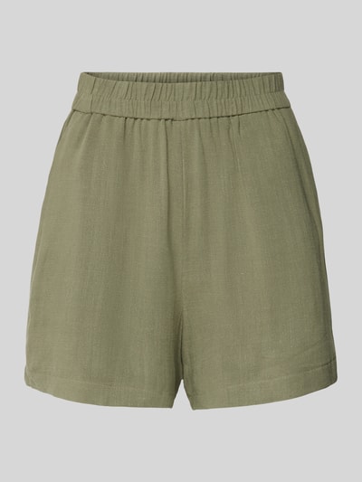 Pieces Shorts met elastische band Olijfgroen - 2