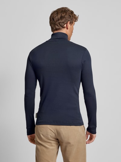 Marc O'Polo Regular Fit Turtleneck mit Ärmel-Bündchen Marine 5