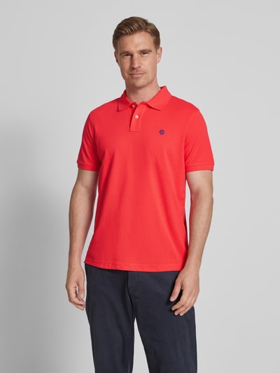 MCNEAL Regular fit poloshirt met labelstitching Lichtrood - 4
