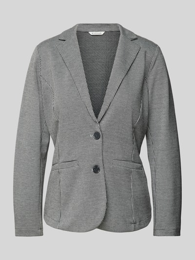 Tom Tailor Getailleerde blazer van jacquard met 2-knoopssluiting  Zwart - 2