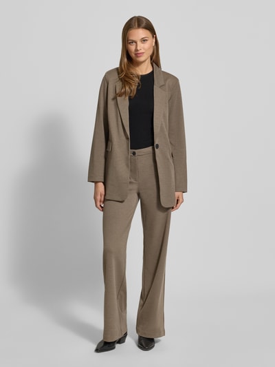 FREE/QUENT Regular fit blazer met klepzakken, model 'Nanni' Taupe - 1