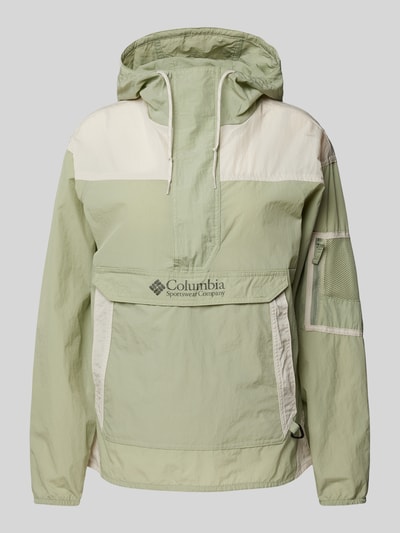 COLUMBIA Windbreaker mit Label-Print Modell 'CHALLENGER II' Hellgruen 2