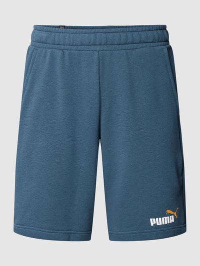 PUMA PERFORMANCE Sweatshorts mit Label-Print Dunkelblau 2