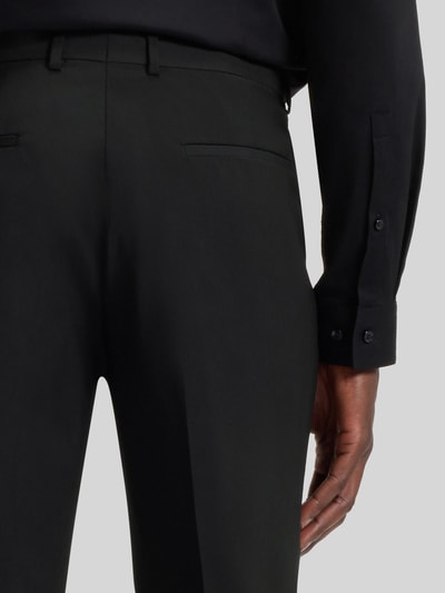 HUGO Slim Fit Anzughose aus Woll-Mix Modell 'HESTEN' Black 3