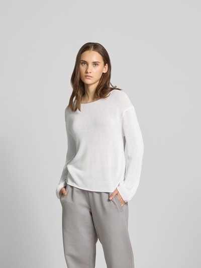 Juvia Sweatshirt mit Rundhalsausschnitt Weiss 4