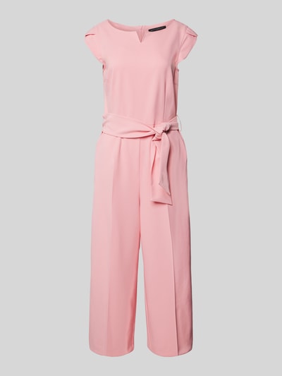Betty Barclay Jumpsuit mit Bindegürtel und Serafino-Ausschnitt Pink 2