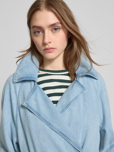 Marc O'Polo Denim Trenchcoat mit Bindegürtel Jeansblau 3