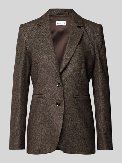 Marella Blazer mit Effektgarn Modell 'SEME' Schoko 2