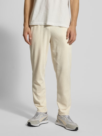 PUMA PERFORMANCE Corduroy broek met elastische band Offwhite - 4