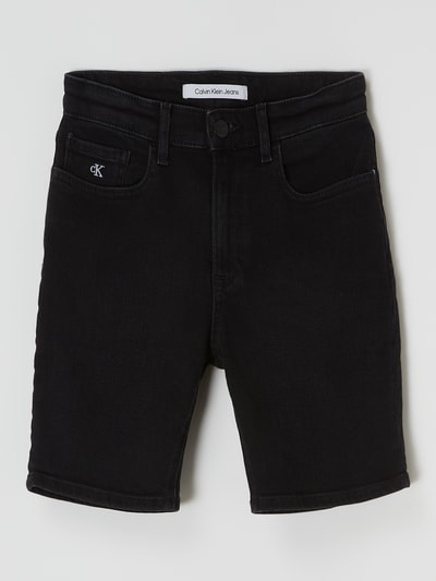 Calvin Klein Jeans Jeansshorts mit Stretch-Anteil Black 1