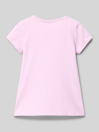 s.Oliver RED LABEL A-Linie T-Shirt aus reiner Baumwolle Flieder 3