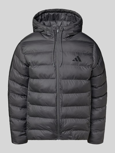 adidas Sportswear Steppjacke mit Kapuze Mittelgrau 2