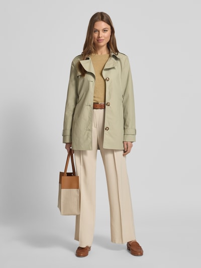 Christian Berg Woman Selection Trenchcoat mit Bindegürtel Lind 1