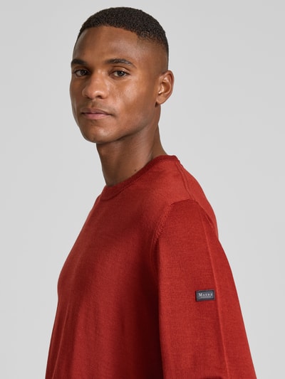 MAERZ Muenchen Gebreide pullover van merinowol Oranje - 3