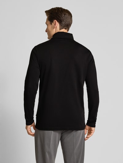 HECHTER PARIS Sweatshirt met col en logoprint Zwart - 5