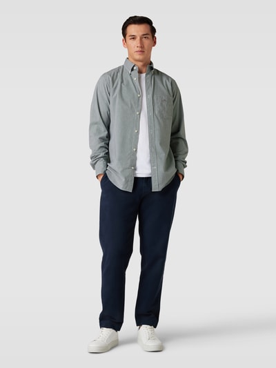 Gant Regular Fit Freizeithemd mit Label-Stitching Modell 'POPLIN' Gruen 1