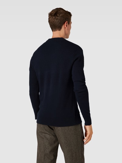 SELECTED HOMME Gebreide pullover met ronde hals, model 'SKIPPER' Donkerblauw - 5