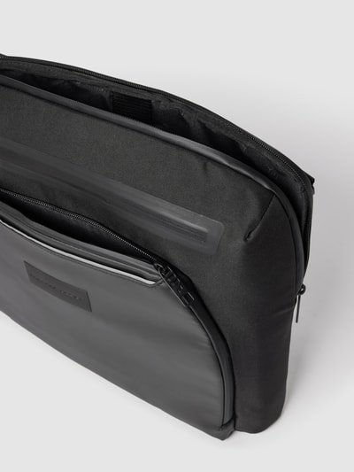 Porsche Design Laptoptas met labeldetail, model 'Urban Eco Messenger Bag' Zwart - 5