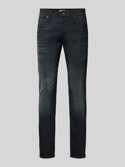 Jack & Jones Slim Fit Jeans im Used-Look Modell 'GLENN' Jeansblau 2