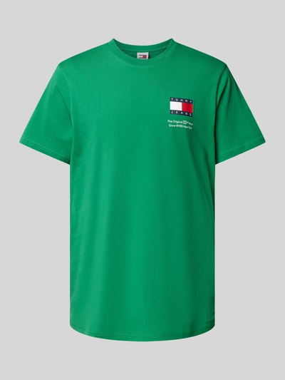 Tommy Jeans T-shirt met labelprint Groen - 2