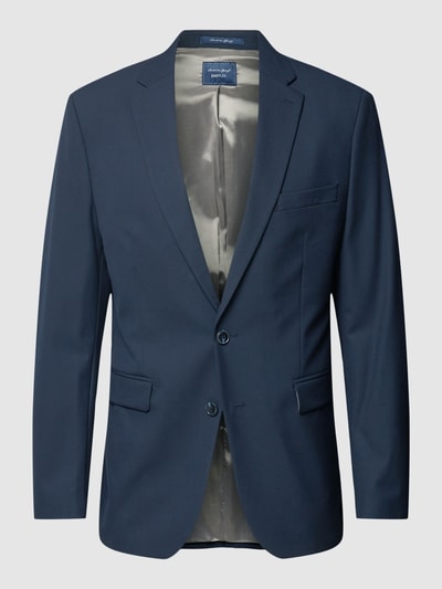 Christian Berg Men 2-knoops colbert met reverskraag Marineblauw - 2