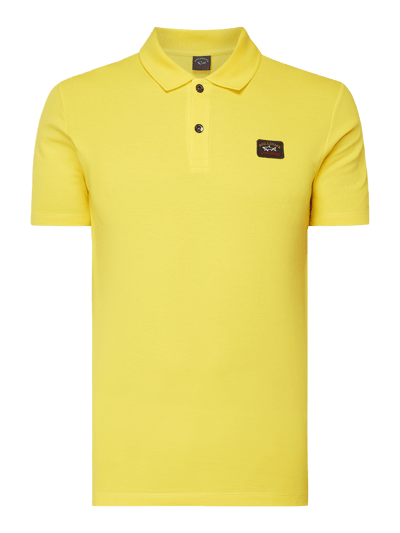 Paul & Shark Poloshirt aus Organic Cotton Gelb 2