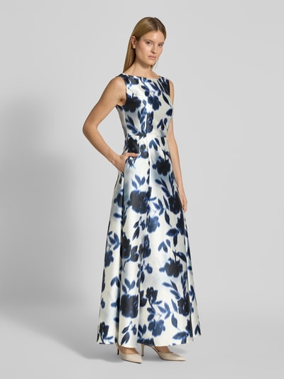 SWING Avondjurk in All-over look Blauw - 1