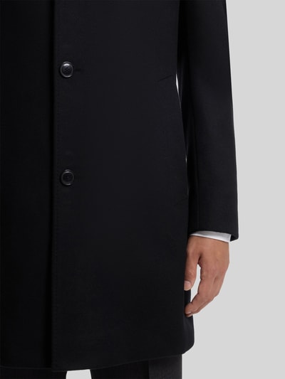 BOSS Wollmantel mit Kaschmir-Anteil Modell 'H-Hyde-SU-264' Black 6