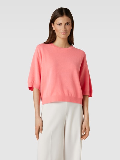 Luisa Cerano T-Shirt in Strick-Optik Lachs 4