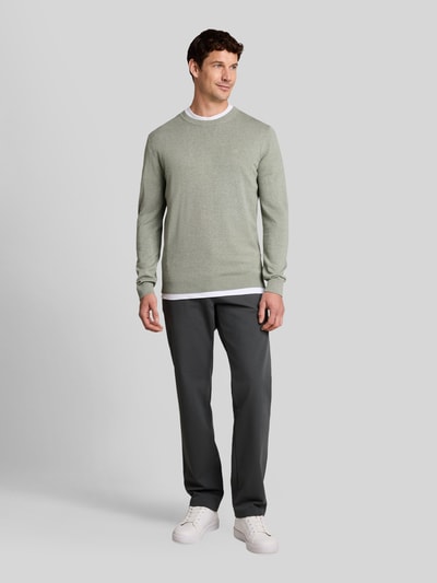 Tom Tailor Regular Fit Pullover aus reiner Baumwolle Mint 1
